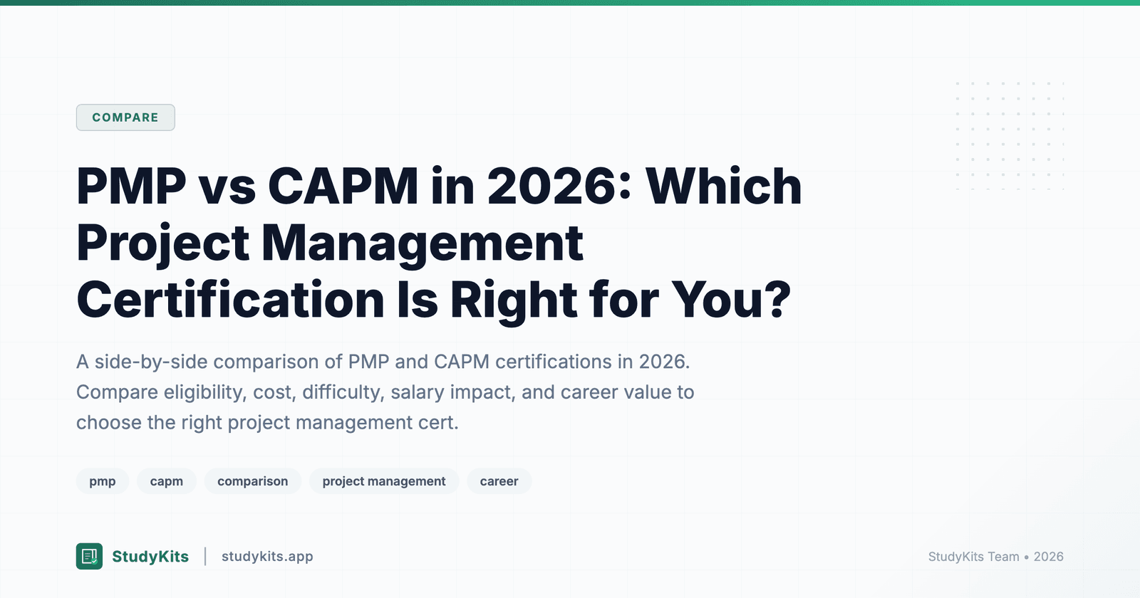 PMP vs CAPM in 2026: Which Project Management Certification Is Right for You?